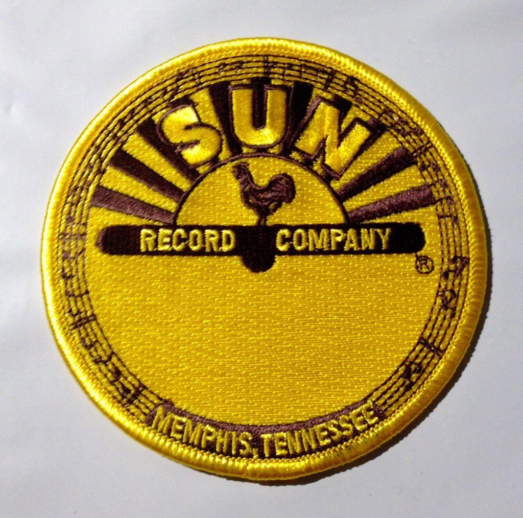 Round Yellow Logo - Sun Records Embroidered Round Patch