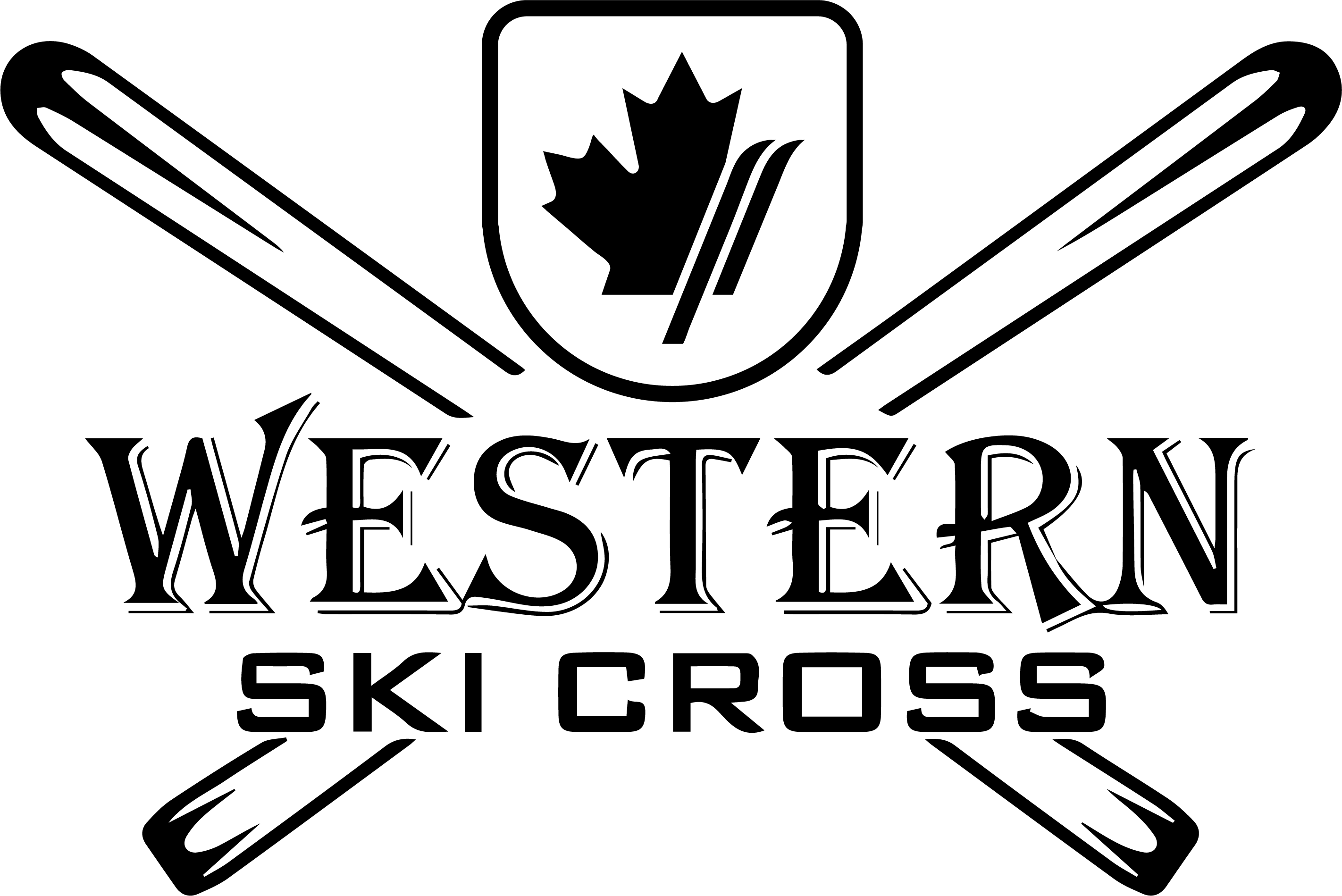 Western Cross Logo - Western Ski Cross at Lake Louise : Alberta Alpine