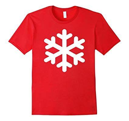Red Snowflake Logo - Men's Snowflake logo T-Shirt Small Red: Amazon.co.uk: Clothing