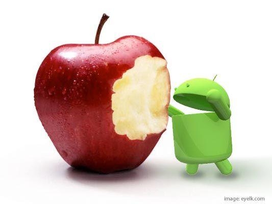 Real Apple Logo - Android Vs Apple The Rivalry Continue SUPER CUTE U