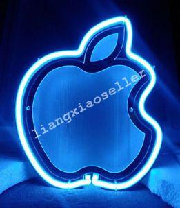Real Apple Logo - New Apple Logo 3D Acrylic Beer Bar Pub Art Real Neon Sign Wall decor ...