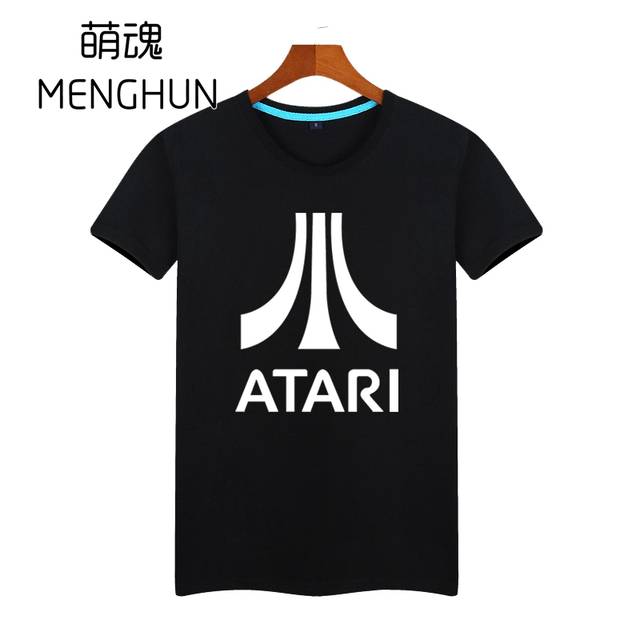 Cool Retro Logo - Online Shop Cool retro gamer t shirts Atari logo printing game fans ...