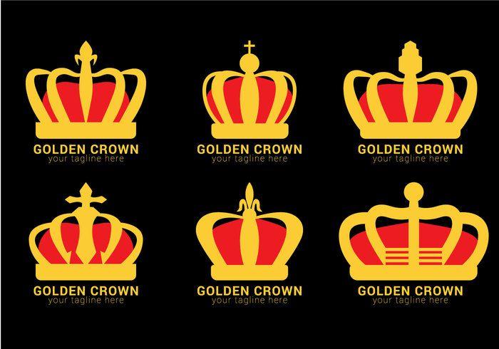 Princess Gold Crown Logo - Crown Logo Vectors 120520