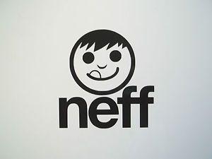 Neff Snowboard Logo - 1 x Neff Decal - Vinyl Sticker Ski Surf Skateboard Snowboard Car ...