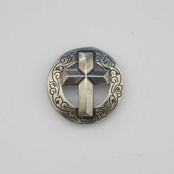 Western Cross Logo - KB601) Wholesale 50pc 1 1/8'' Western Christian Cross Button ...