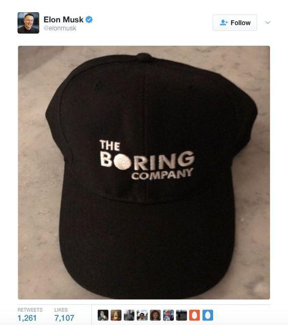 The Boring Company Elon Logo - Elon Musk teases Boring Company hat.so you know it's legit