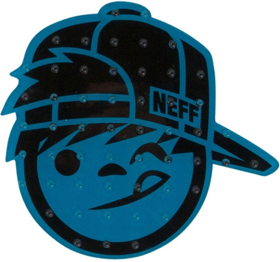 Neff Snowboard Logo - Neff Kenni Snowboard Stomp Pad Traction Mat, One Size, Cyan