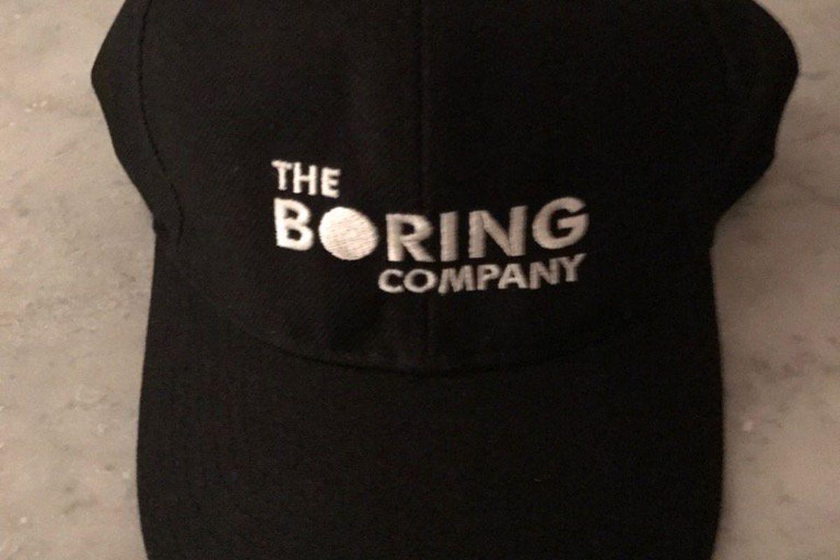 The Boring Company Elon Logo - Elon Musk made hats for his boring tunnel company