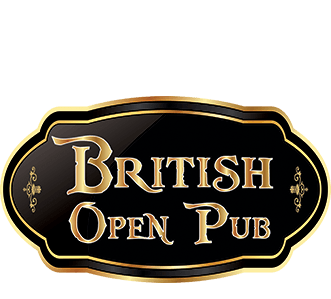 English Bar Logo - British Open Pub - Serving Venice Florida