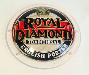 English Bar Logo - ROYAL DIAMOND TRADITIONAL ENGLISH PORTER PUMP BADGE - BEER PUB HOME ...