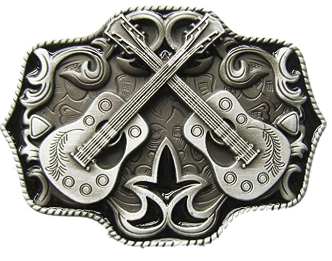Western Cross Logo - Amazon.com: New Vintage Western Country Cross Guitar Music Belt ...