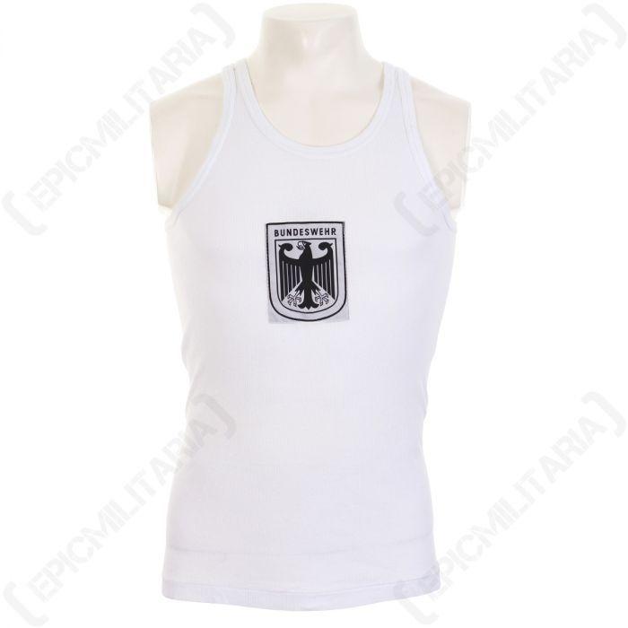 White Eagle German Logo - Original German White Vest with Eagle - Epic Militaria