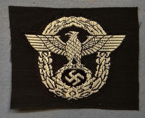 White Eagle German Logo - Police Cloth Cap Eagle - German Misc. Cloth & Metal Insignia ...