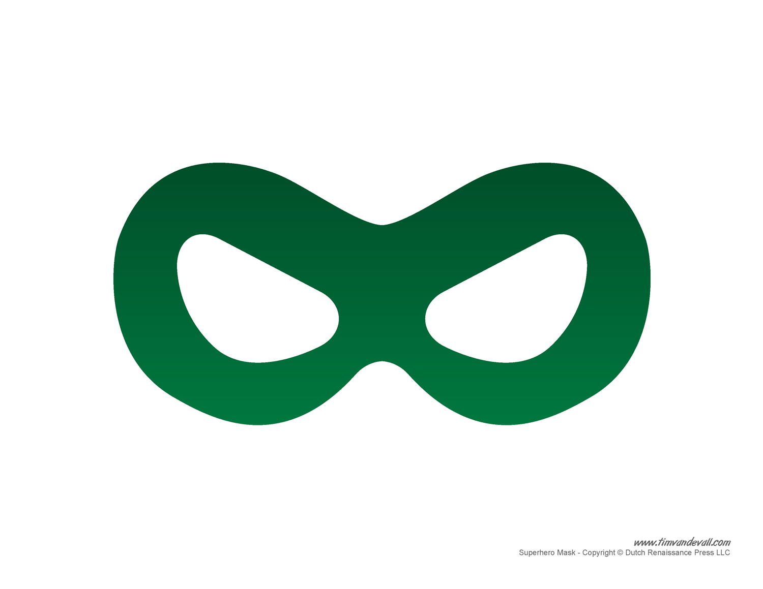 Green Mask Logo - Green Lantern Printables