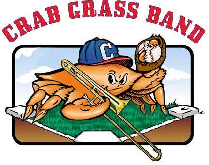 Crab Baseball Logo - World Famous Crab Grass Band - Humboldt Crabs Baseball