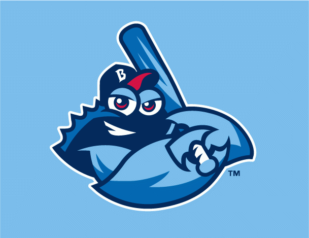 Crab Baseball Logo - Lakewood BlueClaws Cap Logo Atlantic League (SAL)
