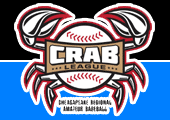 Crab Baseball Logo - Chesapeake Regional Amateur Baseball League Air, MD