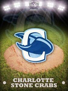 Crab Baseball Logo - Charlotte Stone Crabs MILB Baseball Logo USA Sport Art Decor Poster ...