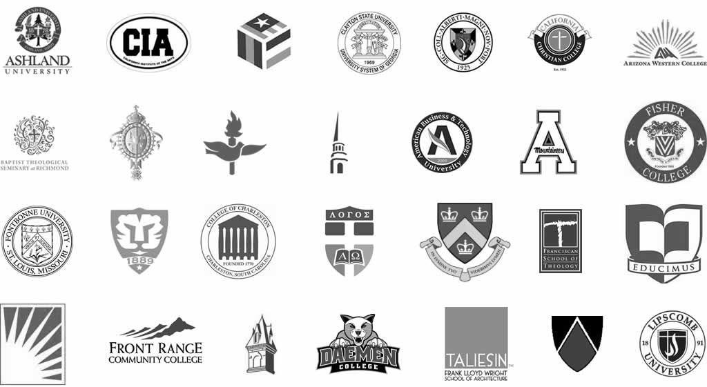 Black and White College Logo - Plexuss | College Partnerships