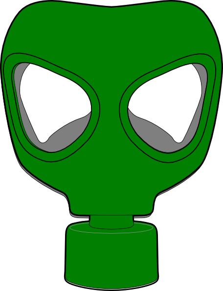 Green Mask Logo - Gas Mask Green Clip Art clip art online