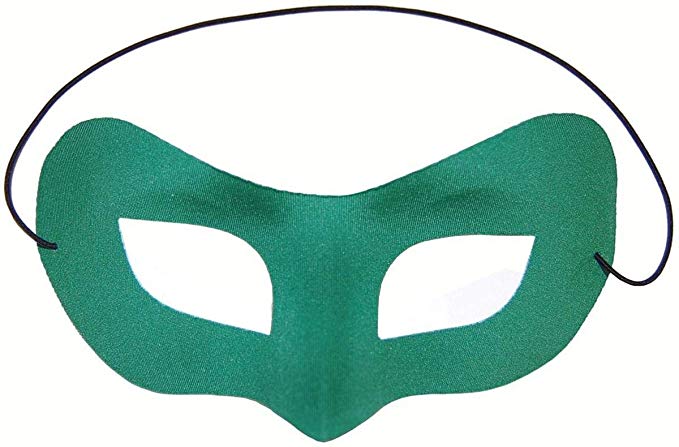 Green Mask Logo - Green Lantern Costume Mask: Clothing