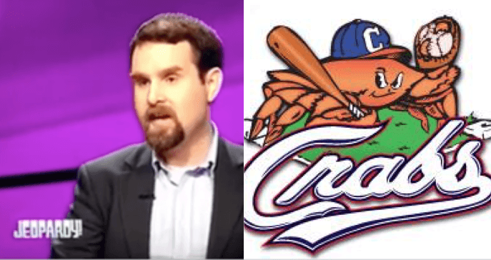 Crab Baseball Logo - VIDEO) Jeopardy Contestant, Minor League Baseball Enthusiast