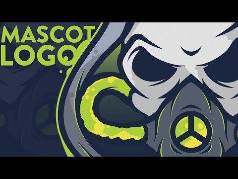 Green Mask Logo - Toxic Skull Gas Mask Mascot Logo! by Aaron 