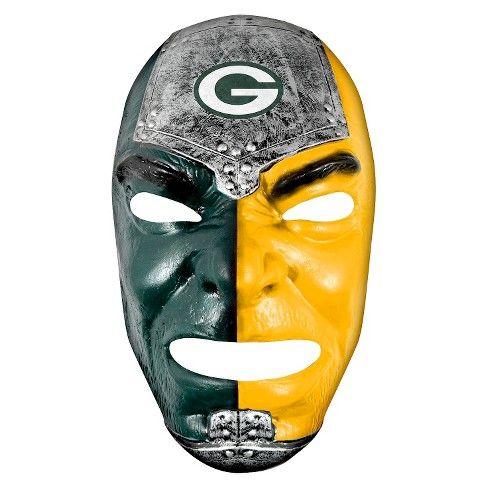 Green Mask Logo - Green Bay Packers Franklin Sports Fan Face Mask