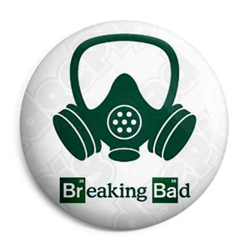 Green Mask Logo - Breaking Bad Mask Logo Button Badge, Fridge Magnet, Keyring