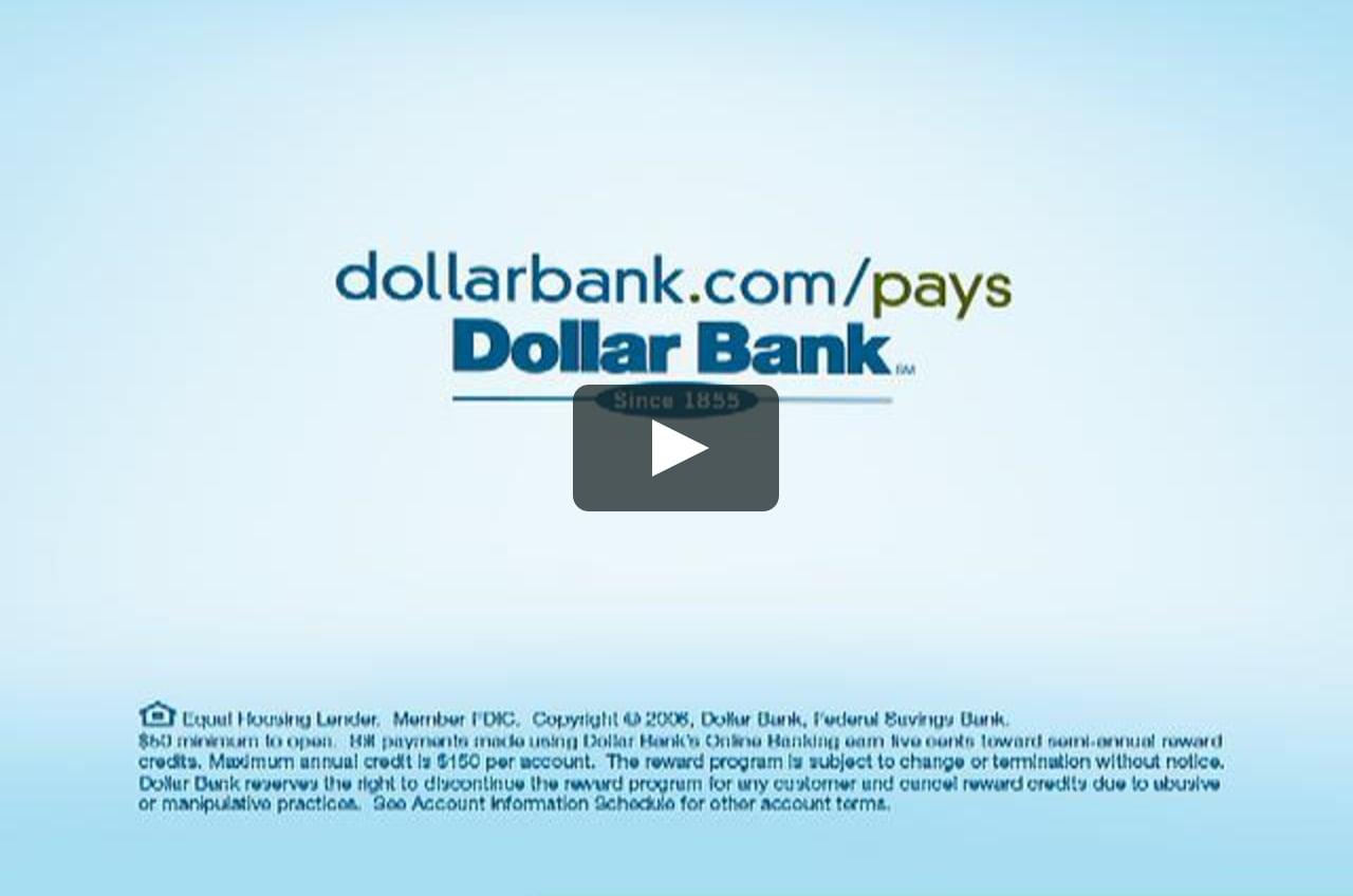 Dollar Bank Logo - Dollar Bank - Free EChecking: Nickels on Vimeo