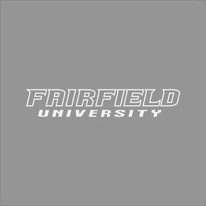 Black and White College Logo - Fairfield Stags #8 College Logo 1C Vinyl Decal Sticker Car Window ...