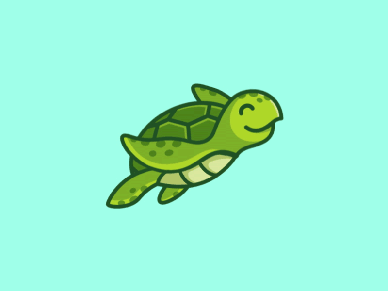 Cute Turtle Logo - Sea Turtle Animation by Alfrey Davilla. vaneltia