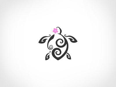 Cute Turtle Logo - Wife's Turtle Tattoo. cute art. Tattoos, Turtle tattoo designs