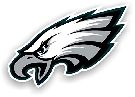 Black and White Philadelphia Eagles Word Logo - Amazon.com: NFL Philadelphia Eagles 12-Inch Vinyl Logo Magnet ...