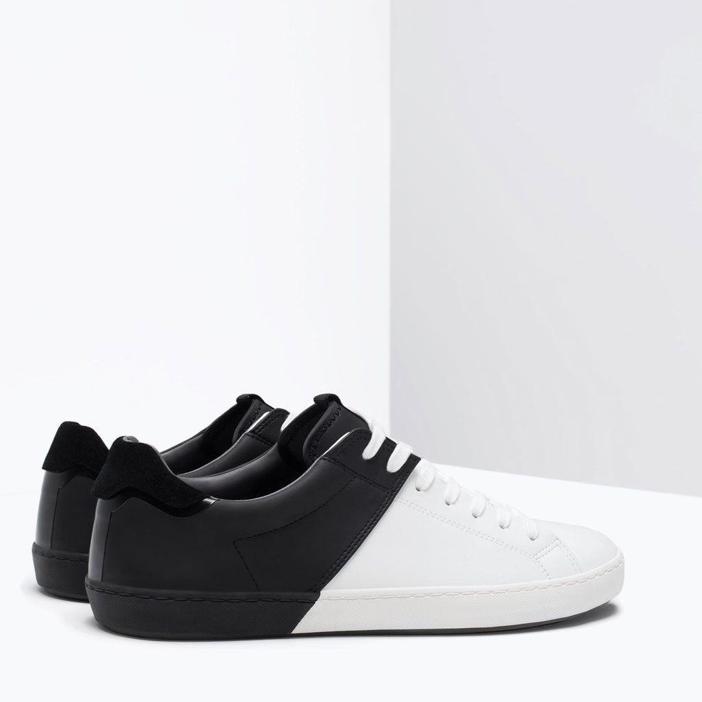 Combined Sneaker Logo - Zara - Combined Sneaker | Men's Footwear | Pinterest | Shoes ...