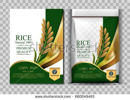 Golden Food Logo - Golden Rice Package Thailand food Logo Products and Fabric ...