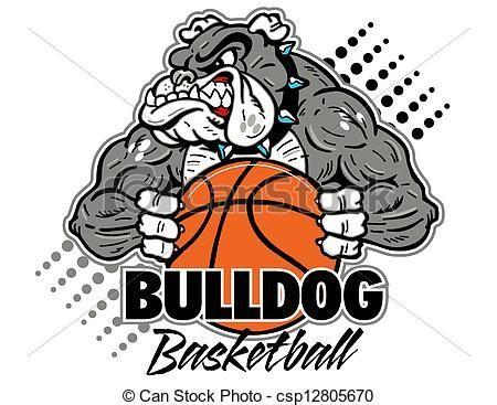 Bulldog Basketball Logo - earl ferguson clipart. Basketball, Bulldogs