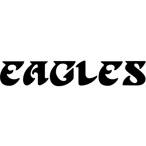 Black and White Philadelphia Eagles Word Logo - Philadelphia Eagles font download - Famous Fonts