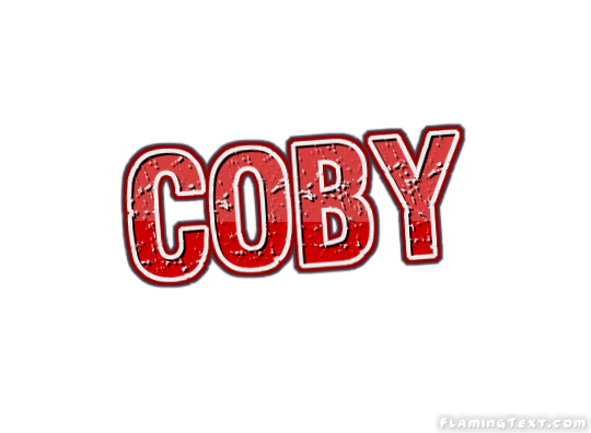 Coby Logo - Coby Logo. Free Name Design Tool from Flaming Text