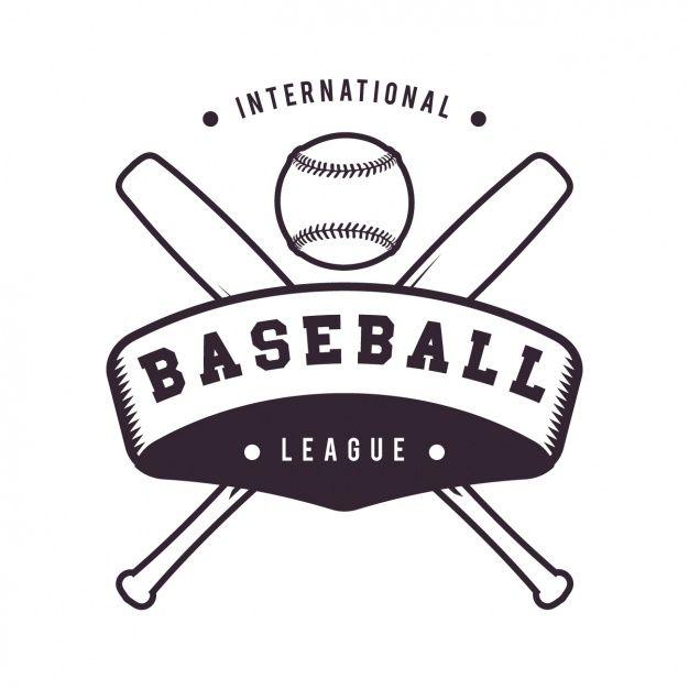 H Baseball Logo - Baseball logo template design Vector | Free Download