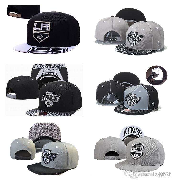 H Baseball Logo - New Men'S Los Angeles Kings Snapback Hats Team Logo Embroidery