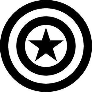 Captain America Shield Logo - Captain America Shield Vinyl Decal-Superhero | eBay
