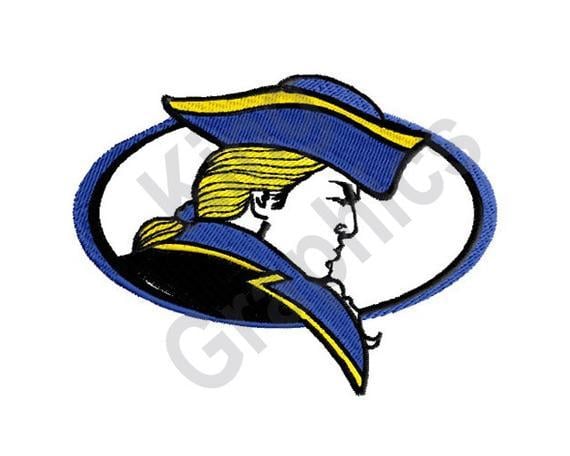 Patriot Mascot Logo - Patriot Mascot Logo Machine Embroidery Design