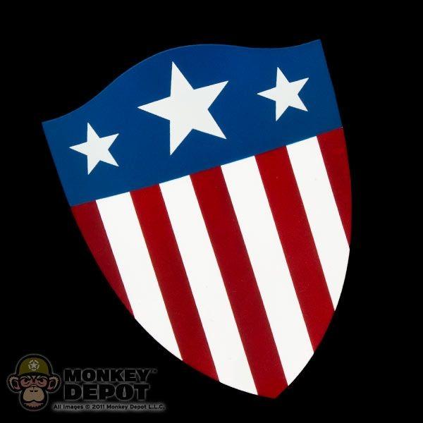 Captain America Shield Logo - Monkey Depot: Hot Toys Captain America Shield