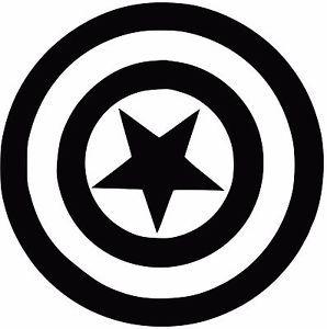 Captain America Shield Logo - Captain America Shield Vinyl Decal Sticker U Pick SIZE & 20+ COLORS ...