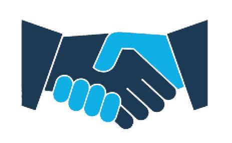 Two Blue Hands Logo - Picture Of Two Hands Shaking Free Download Clip Art