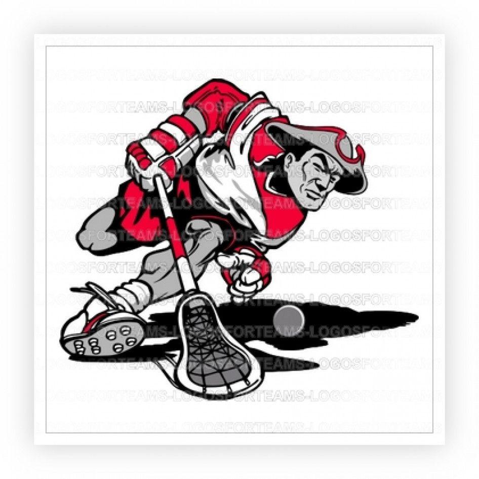 Patriot Mascot Logo - Mascot Logo Part of Patriots Lacrosse Player