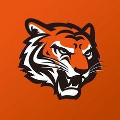 Tiger Logo - 62 Best Tigers Logos images in 2019 | Tiger logo, Tigers, Sports logos