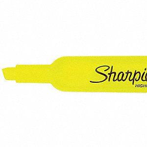 Highliter Yellow Logo - SHARPIE Wide Highlighter with Chisel Tip, Fluorescent Yellow, 12 PK ...