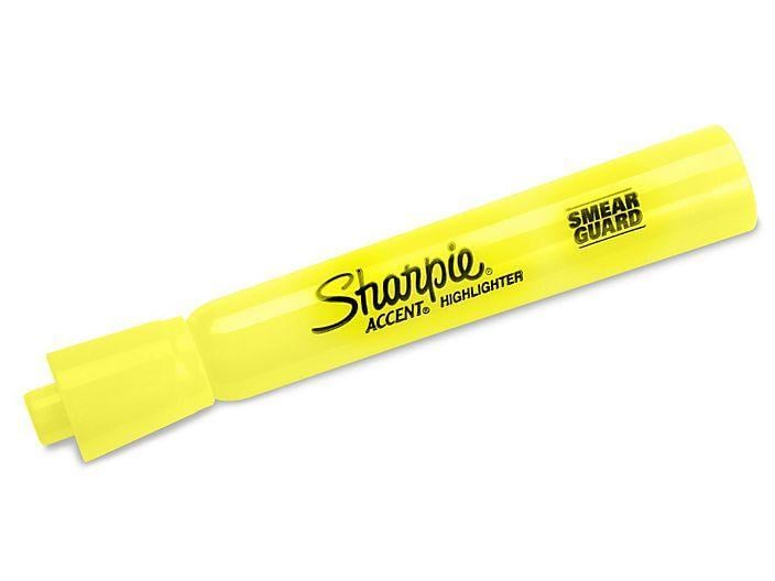 Highliter Yellow Logo - Sharpie® Highlighters - Fluorescent Yellow S-17367FY - Uline